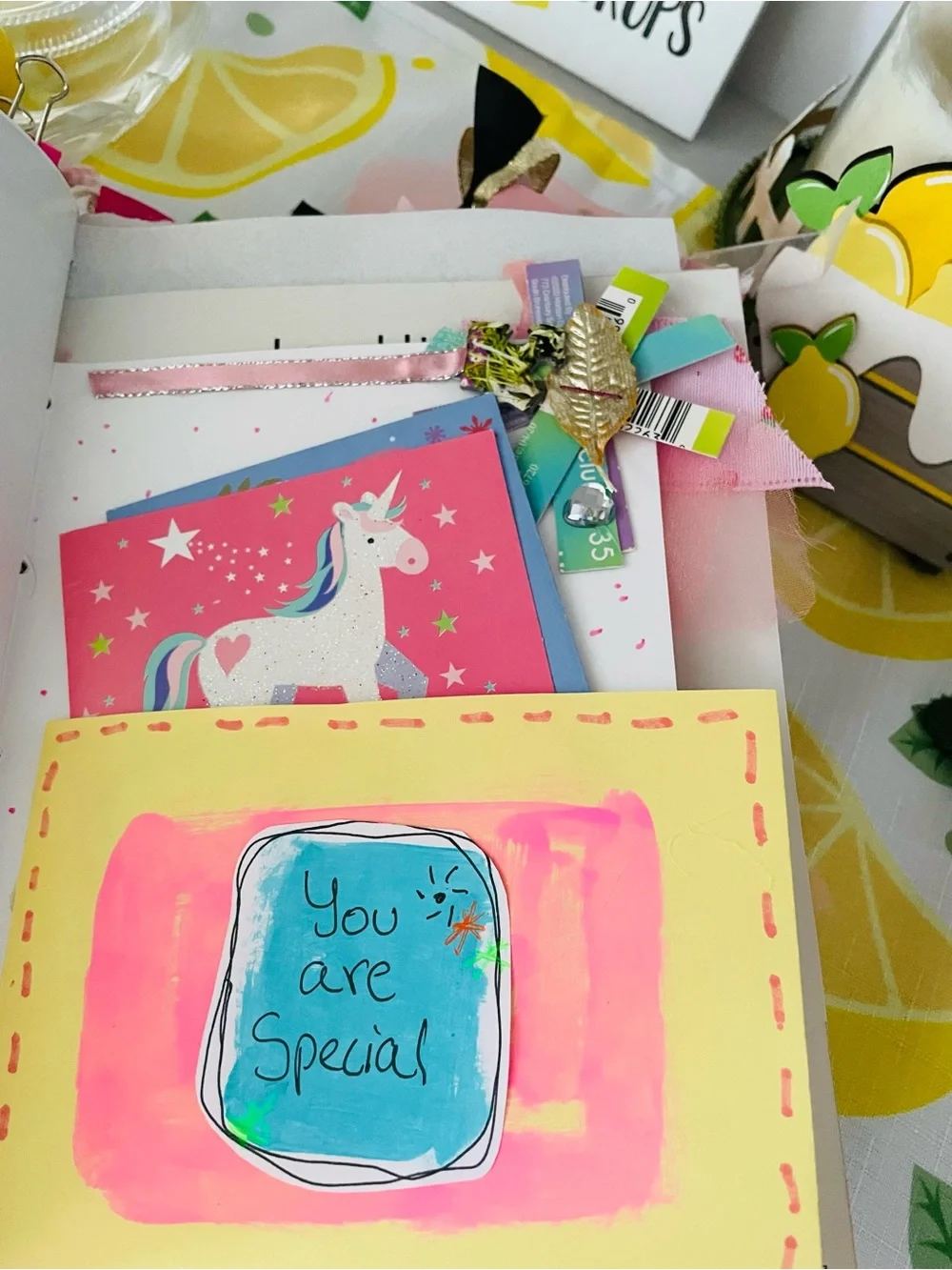 Handmade Journal with Ribbon Tassel